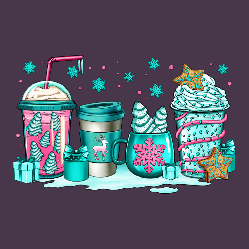 Winter Christmas Tree Cakes Coffee Heavyweight Hoodie by Jasminsmagicworld | Teevron