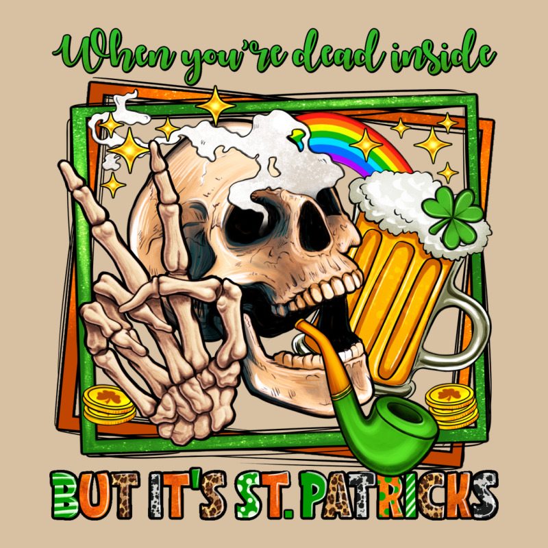 When You're Dead Inside But It's St Patricks Heavyweight Hoodie by Jasminsmagicworld | Teevron