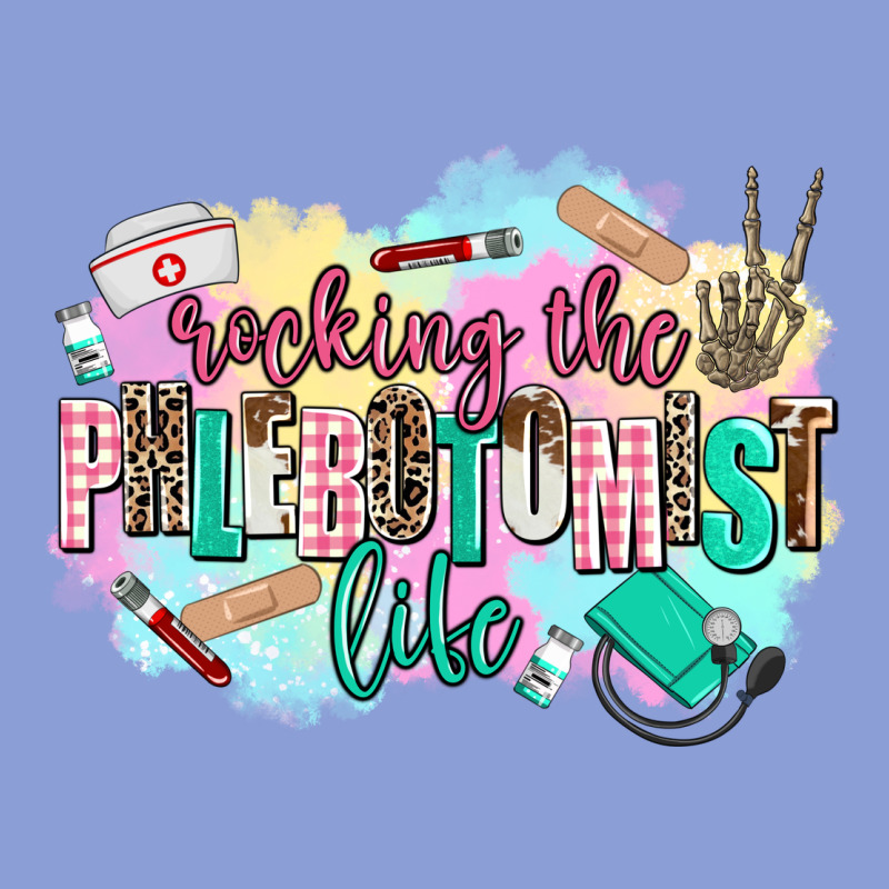 Rocking The Phlebotomist Life Long Sleeve Tee by AdoDesignShop | Teevron