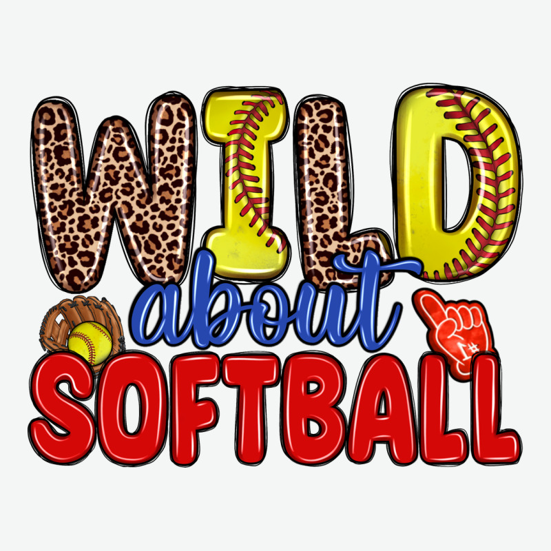 Wild About Softball Urban Heavy Tee by Zillion Design Studio | Teevron