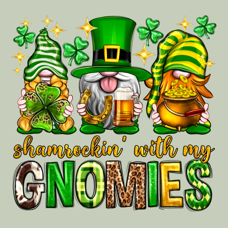 St. Patrick's Day Shamrockin' With My Gnomies Classic Tee by Neo Western | Teevron