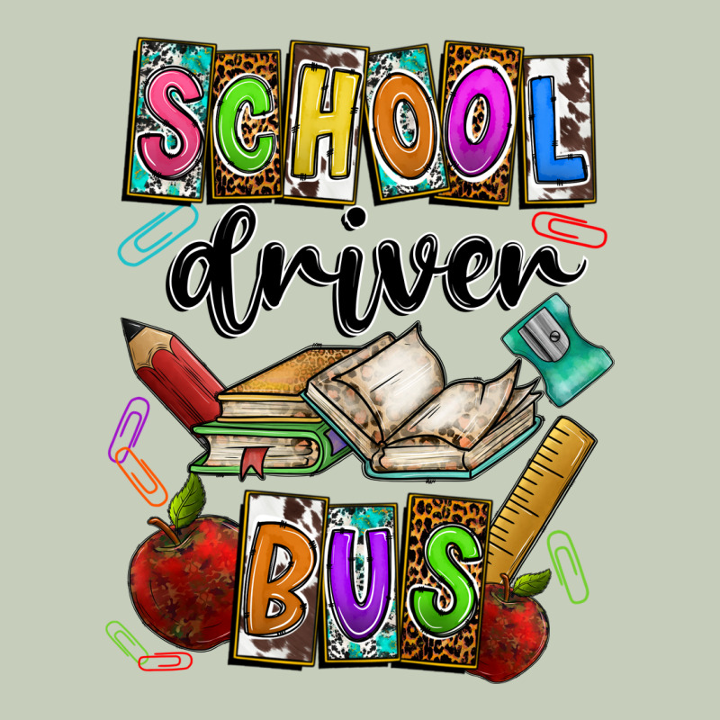 School Driver Bus Long Sleeve Tee by CowhideDigitalArt | Teevron