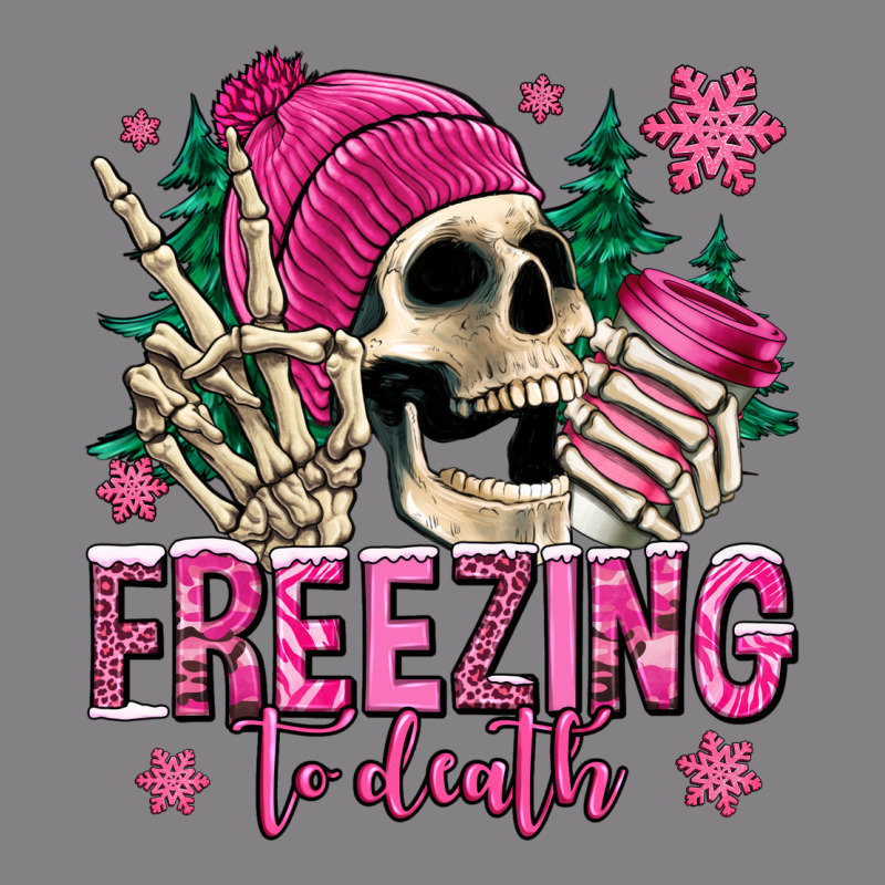 Freezing To Death Winter Skull Heavyweight Hoodie by Jasminsmagicworld | Teevron