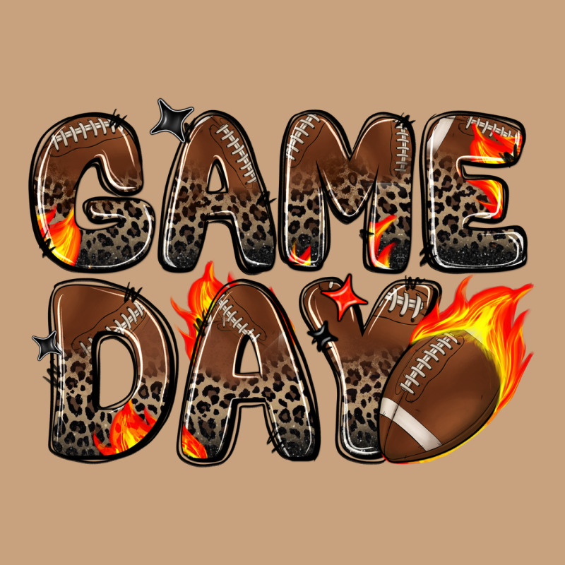 Game Day Football Leopard Vintage Tee by Zillion Design Studio | Teevron