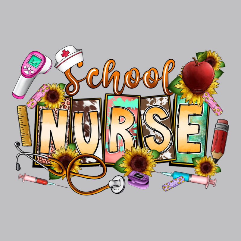 School Nurse Long Sleeve Tee by CowhideDigitalArt | Teevron