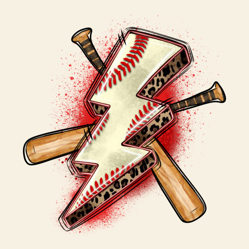 Baseball Lightning Bolt Vintage Tee by Zillion Design Studio | Teevron