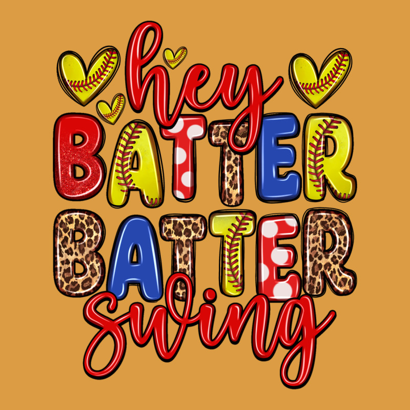 Hey Batter Batter Swing Softball Urban Heavy Tee by Zillion Design Studio | Teevron