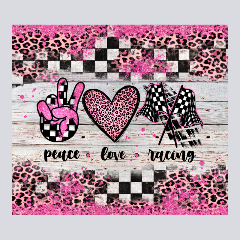 Peace Love Racing Zipper Hoodie by JahusDesignShop | Teevron