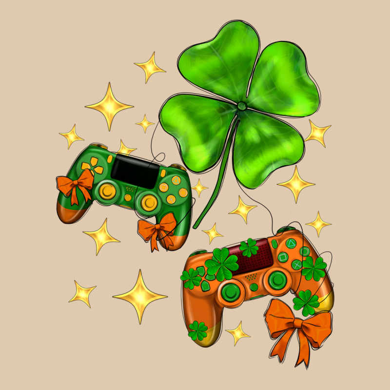 St. Patrick's Day With Game Control And Clover Classic Tee by Neo Western | Teevron