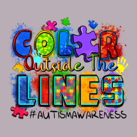 Color Outside The Lines Autism Awareness Vintage Tee | Teevron