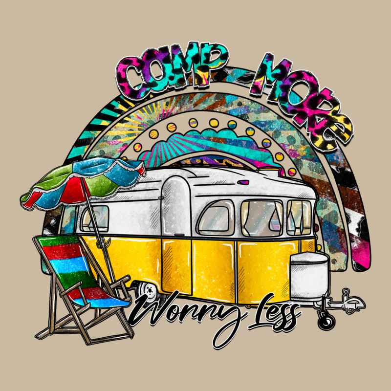 Camp More Worry Less Long Sleeve Tee by SublimationCraftShop | Teevron