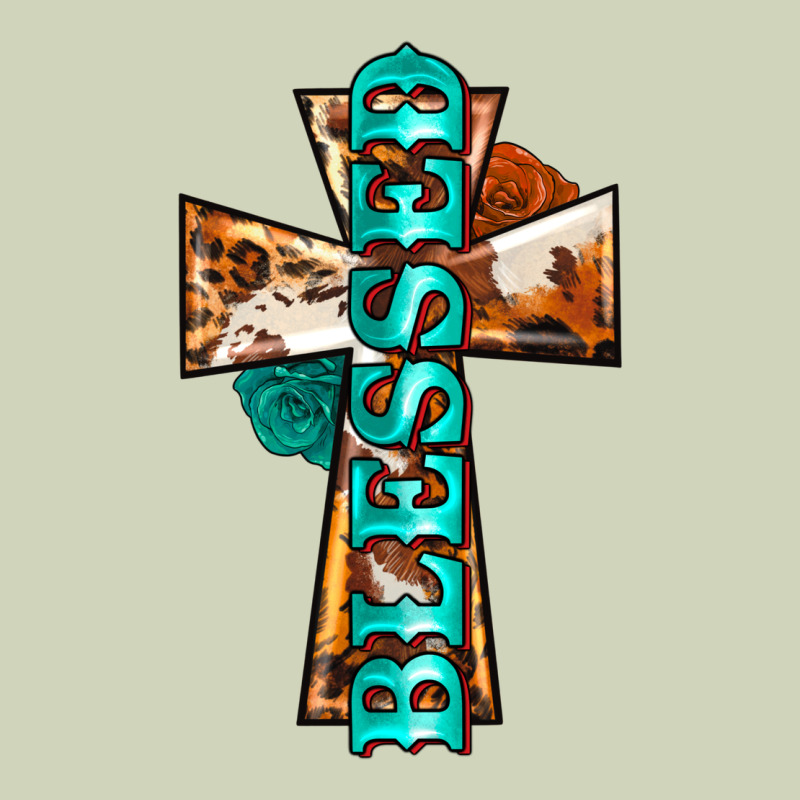 Blessed Cross Heavyweight Hoodie by BarkalooDesign | Teevron