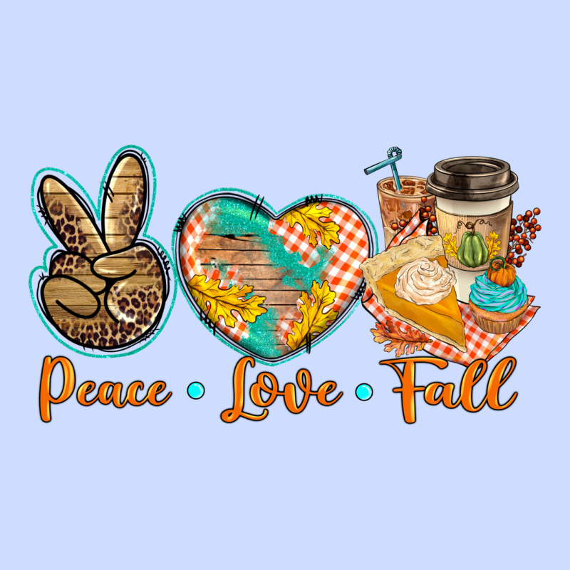 Peace Love Fall Urban Heavy Tee by BarkalooDesign | Teevron