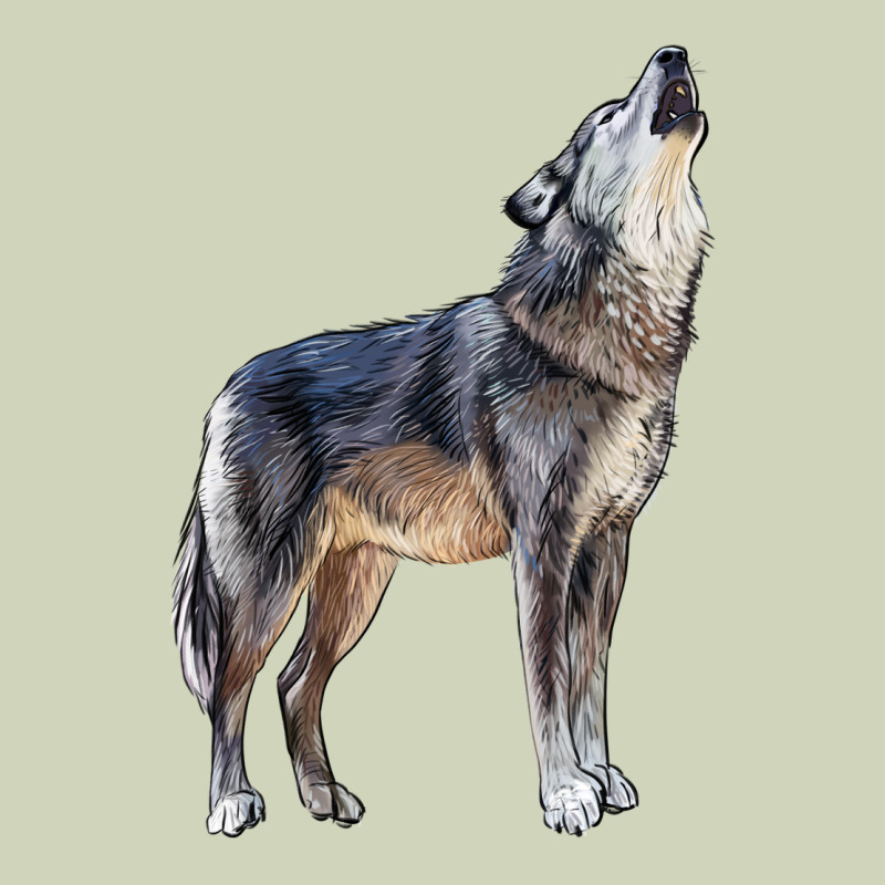 Wolf Heavyweight Hoodie by LillyAllenDesigns | Teevron
