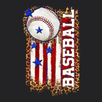 Baseball American Flag Vintage Tee | Teevron