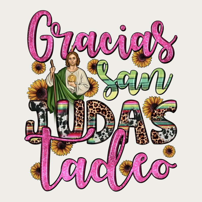 Gracias San Judas Tadeo Zipper Hoodie by JahusDesignShop | Teevron