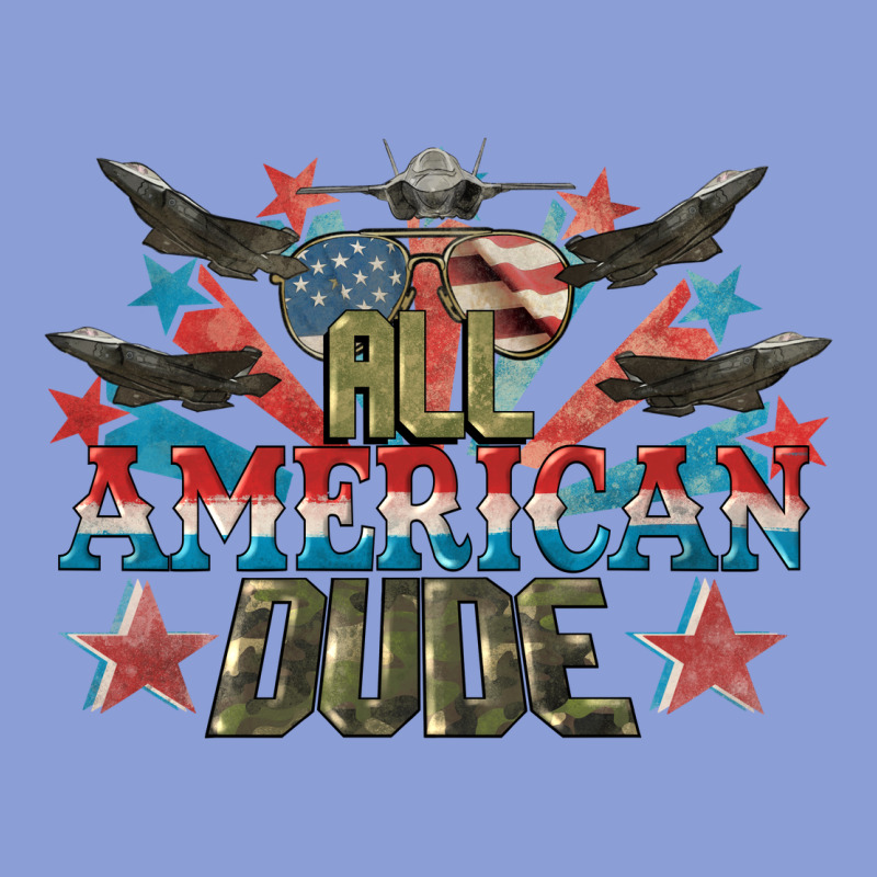 All American Dude 4th Of July Long Sleeve Tee by CowGirlArtShop | Teevron