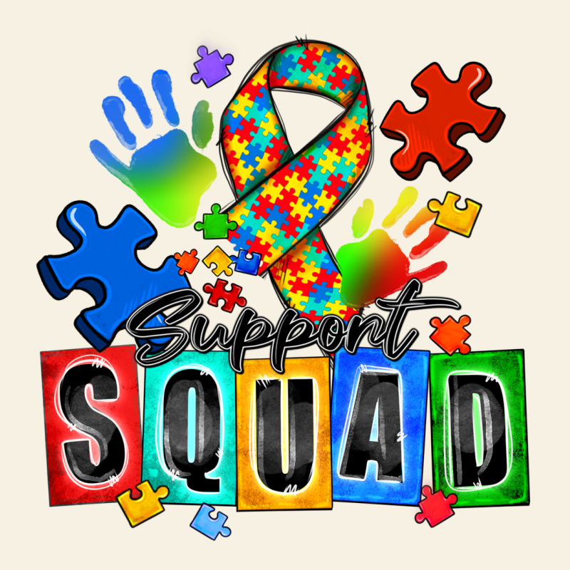Support Squad Autism Vintage Tee by Zillion Design Studio | Teevron