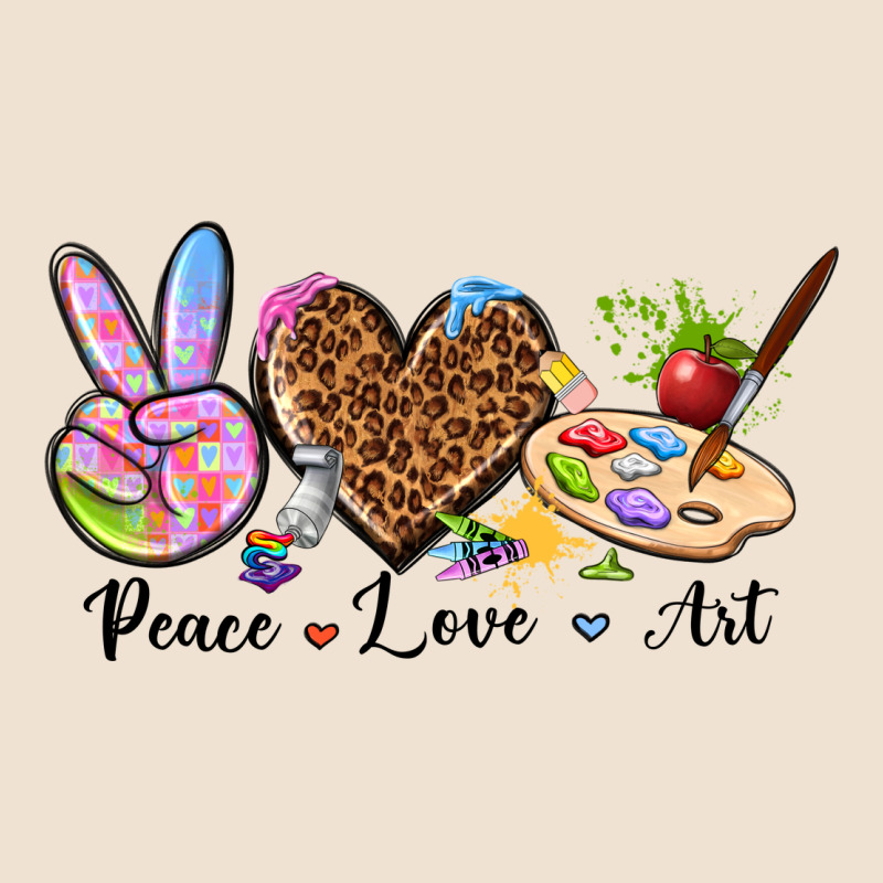 Peace Love Art Urban Heavy Tee by texasbilliewilder | Teevron