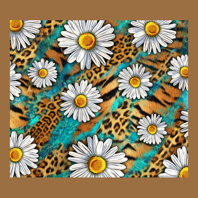 Leopard And Tiger Daisy Vintage Tee by RanaPortraitStore | Teevron