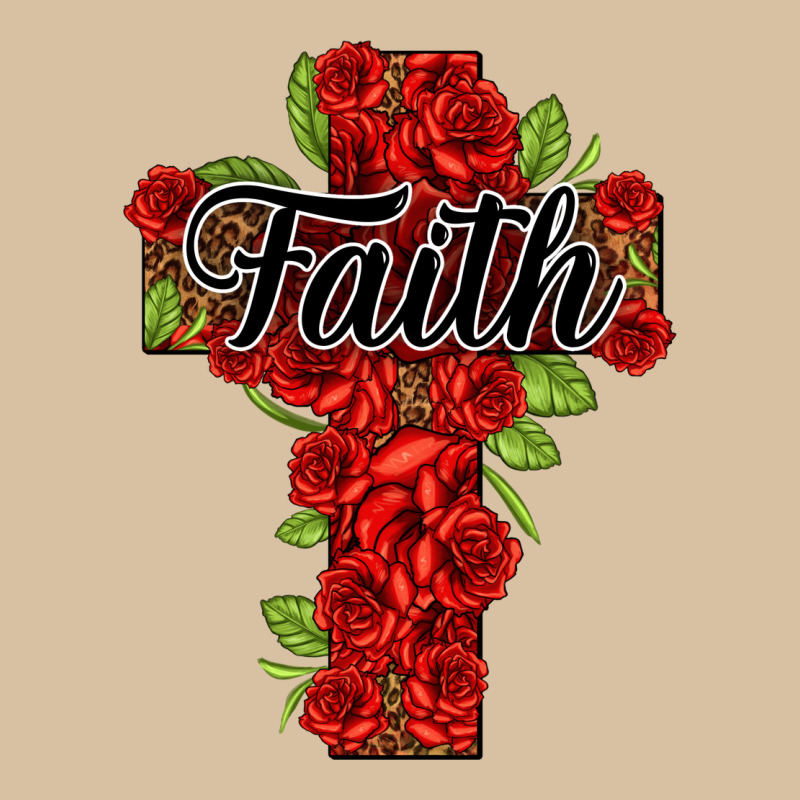 Faith Floral Cross Heavyweight Hoodie by NancyCooperArtShop | Teevron