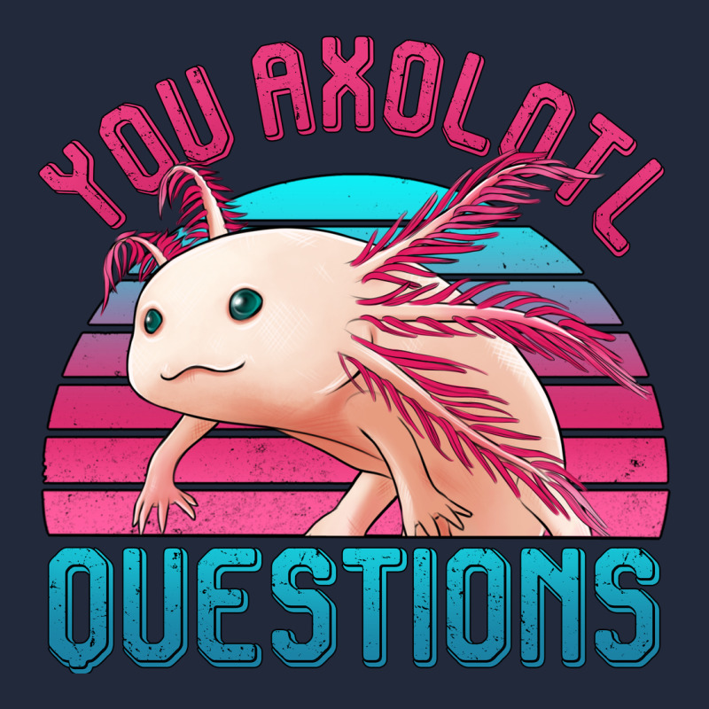 You Axolotl Questions 80's Retro Sunset Premium Sweatshirt by Jasminsmagicworld | Teevron