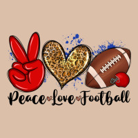 Peace Love Football Urban Heavy Tee | Teevron
