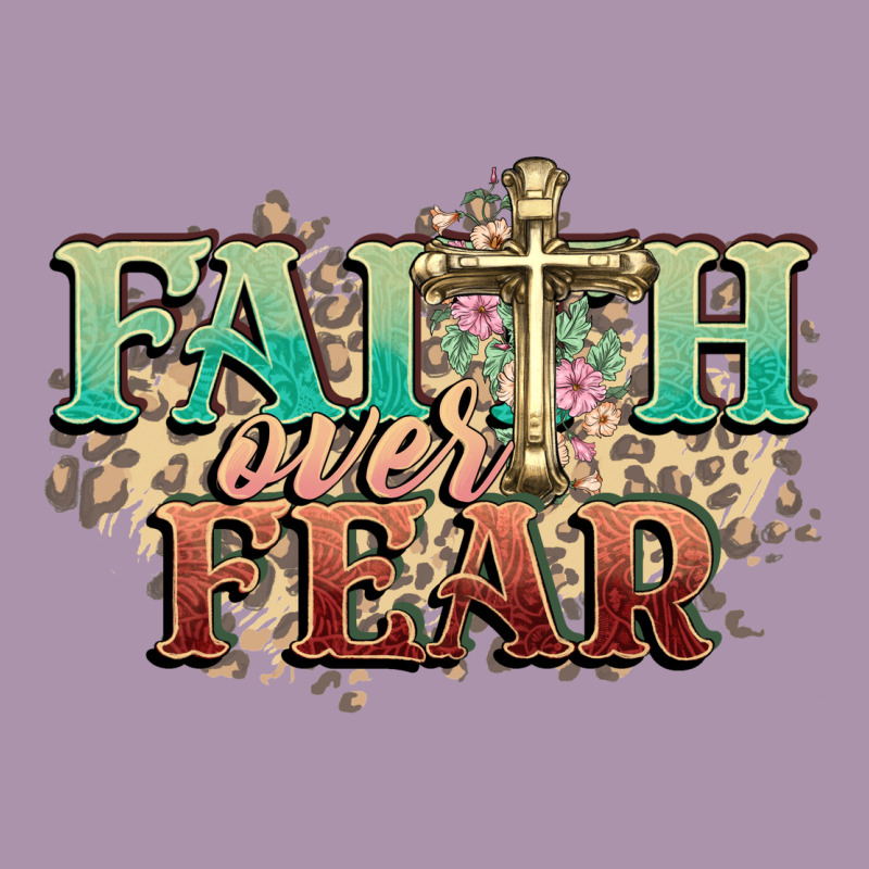 Faith Over Fear Cross Heavyweight Hoodie by NancyCooperArtShop | Teevron