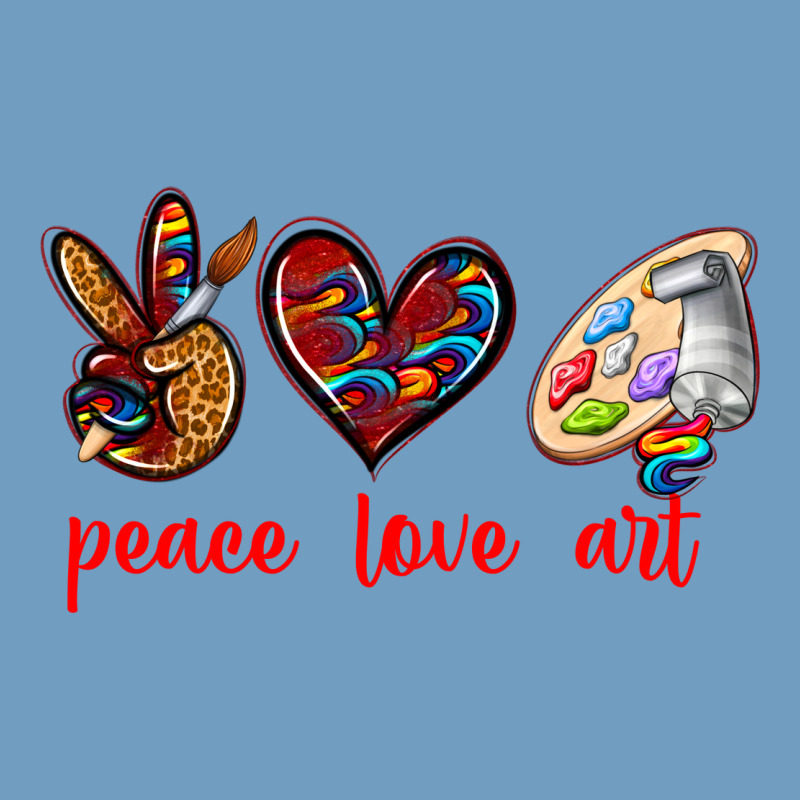 Peace Love Art Urban Heavy Tee by texasbilliewilder | Teevron