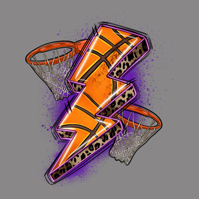 Basketball Lightning Bolt Vintage Tee by Zillion Design Studio | Teevron