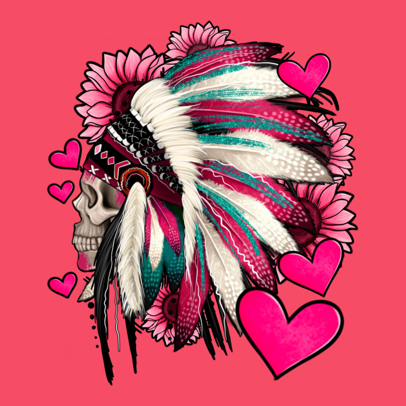 Indian Headdress With Hearts Valentine's Day Premium Sweatshirt by Jasminsmagicworld | Teevron