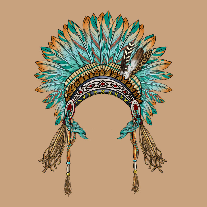 Native American Headdress Turquise Vintage Tee by BarkalooDesign | Teevron