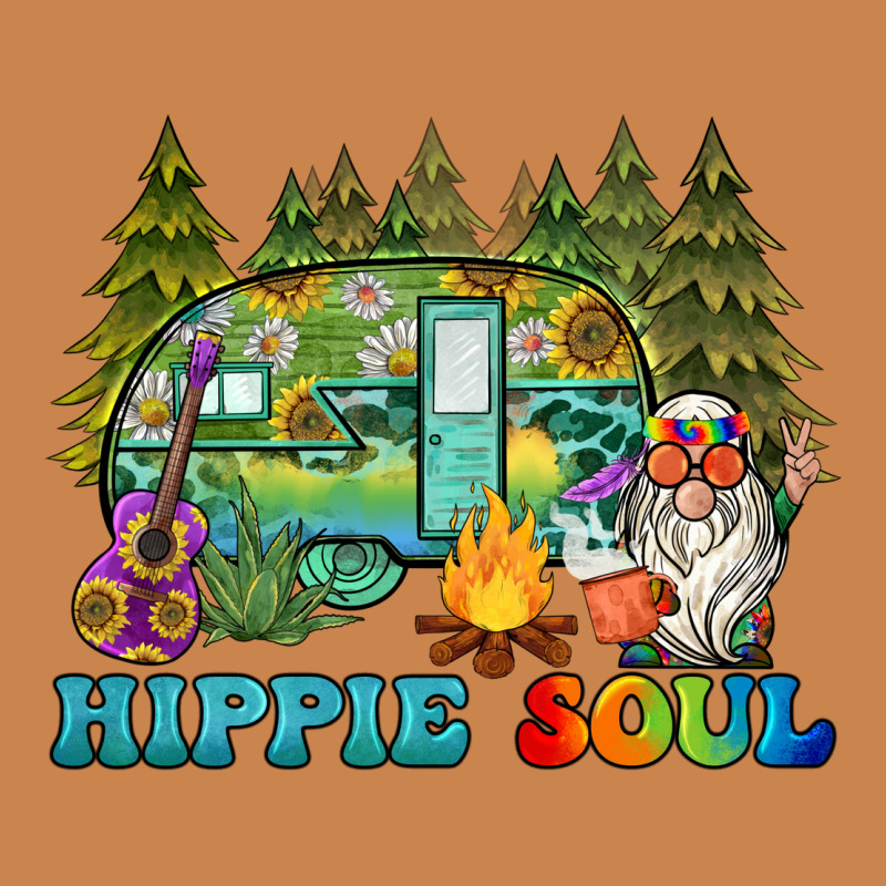 Hippie Soul Camping Heavyweight Hoodie by BarkalooDesign | Teevron