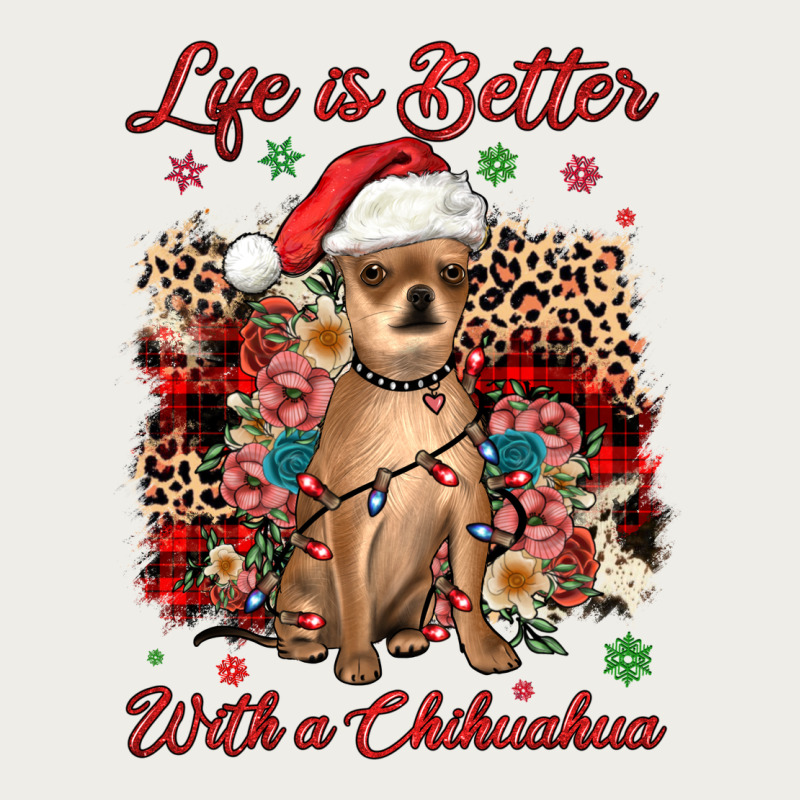 Christmas Life Is Better With A Chihuahua Zipper Hoodie by JahusDesignShop | Teevron