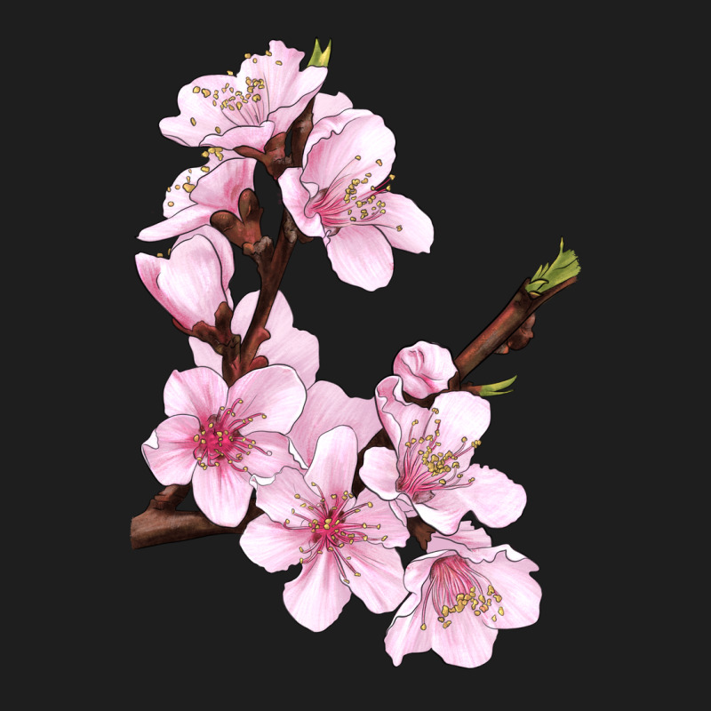 Peach Blossom Heavyweight Hoodie by LillyAllenDesigns | Teevron