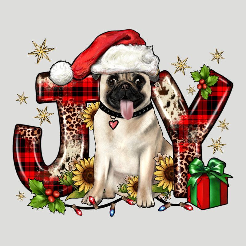 Christmas Joy Pug Zipper Hoodie by JahusDesignShop | Teevron
