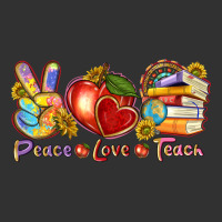 Peace Love Teach Urban Heavy Tee | Teevron