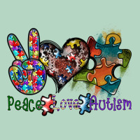Peace Love Autism Classic Tee | Teevron