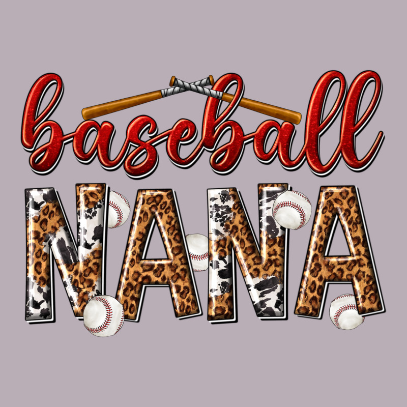 Baseball Nana With Leopard Vintage Tee by texasbilliewilder | Teevron