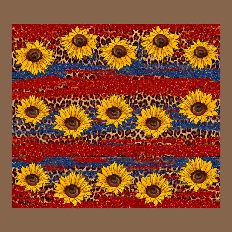 Usa And Sunflower Pattern Premium Tee by Artiststas | Teevron