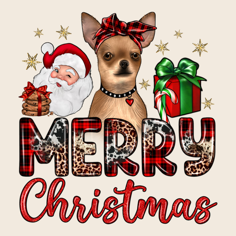 Merry Christmas Chihuahua Zipper Hoodie by JahusDesignShop | Teevron