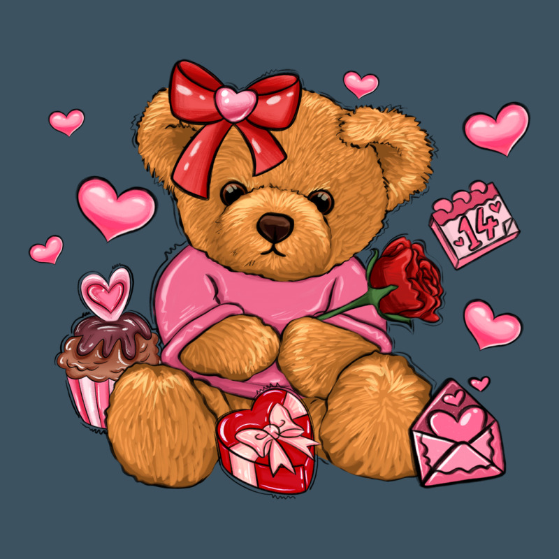 Valentines Day Teddy Bear Urban Hoodie by LillyAllenDesigns | Teevron