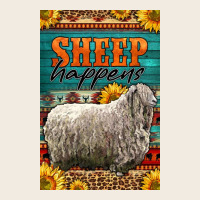 Western Sheep Happens Sunflowers Premium Sweatshirt | Teevron