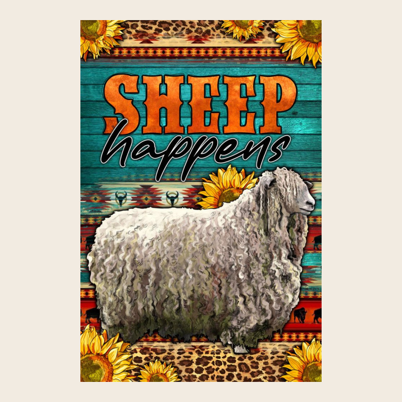 Western Sheep Happens Sunflowers Premium Sweatshirt by LillyAllenDesigns | Teevron