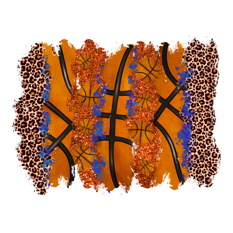 Basketball Brushstroke Urban Heavy Tee by Zillion Design Studio | Teevron