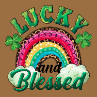 Lucky And Blessed Rainbow Vintage Tee | Teevron