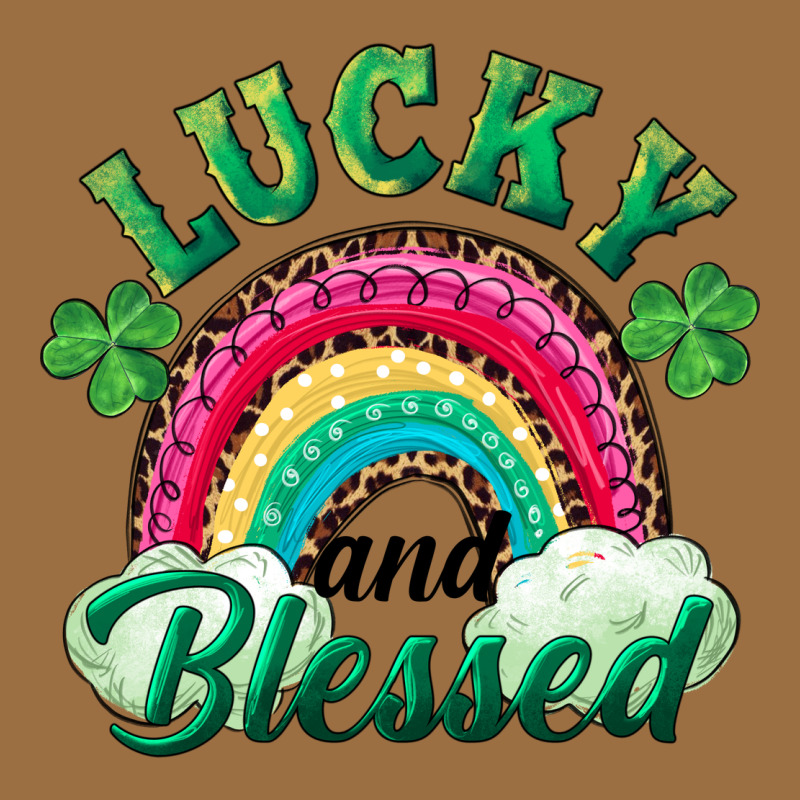 Lucky And Blessed Rainbow Vintage Tee by RanaPortraitStore | Teevron