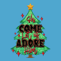 Oh Come Let Us Adore Him Christmas Tree Premium Hoodie | Teevron