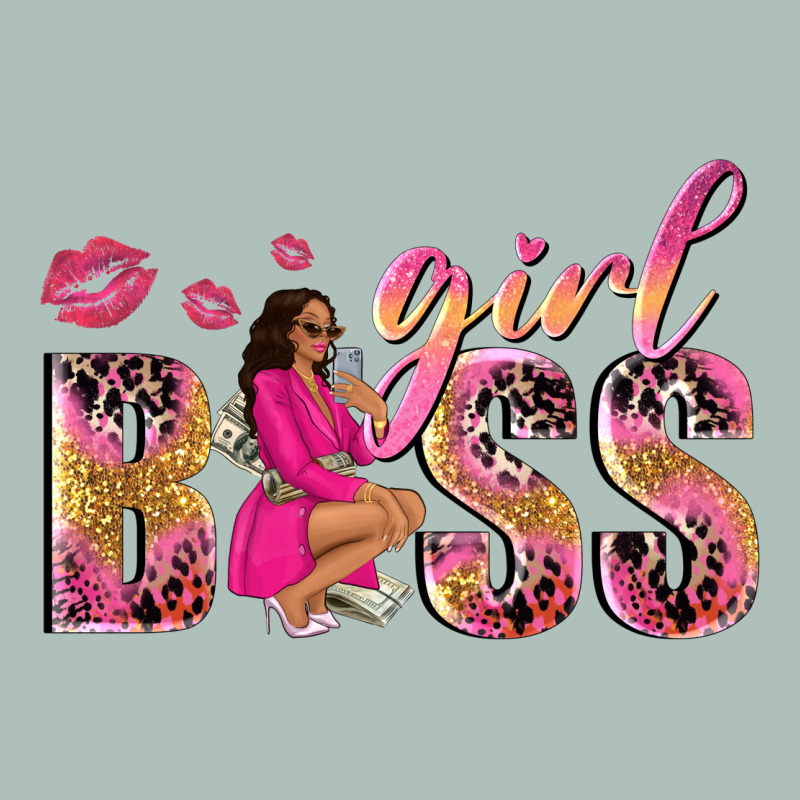 Girl Boss Afro Black Woman Heavyweight Hoodie by NancyCooperArtShop | Teevron