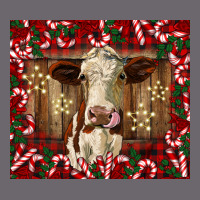 Christmas Heifer With Candy Canes Premium Sweatshirt | Teevron